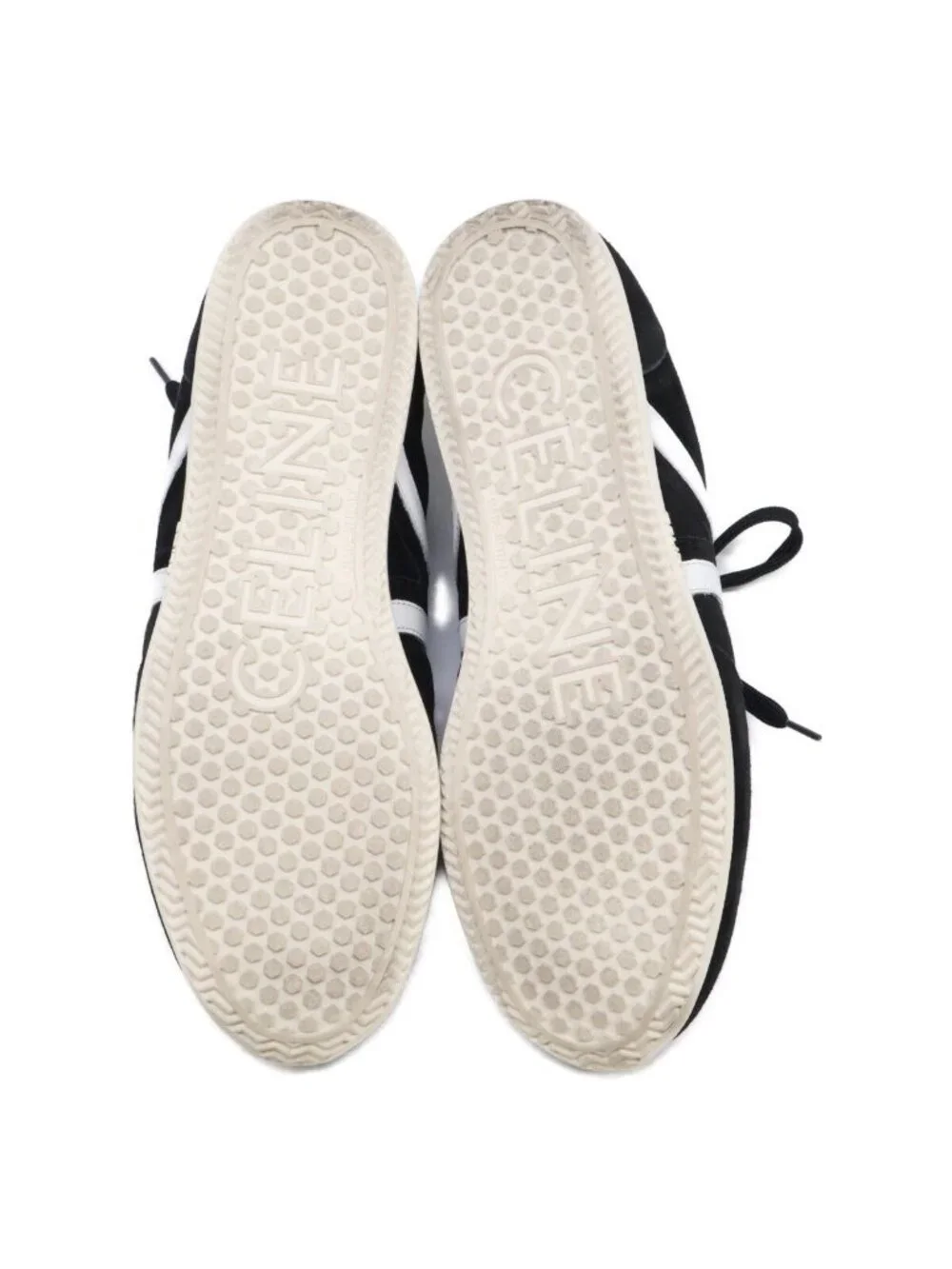 Celine Triomphe Lace Up Low Cut Sneakers